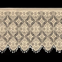 Kép 2/7 - Moly vitrázs függöny Világosbézs 60x150 cm 1