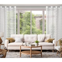 Kép 4/10 - Moni fényáteresztő függöny Fehér 140x250 cm 8