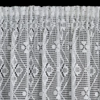 Kép 8/11 - Nela vászon függöny Fehér 140x270 cm 3