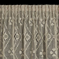 Kép 4/11 - Nela vászon függöny Világosbézs 140x270 cm 3