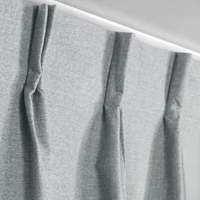 Kép 6/11 - Nelisa blackout függöny Ezüst 125x270 cm 9