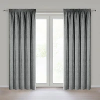 Kép 1/11 - Neska zsenília sötétítő függöny Acélszürke 140x270 cm