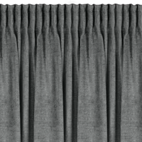 Kép 8/11 - Neska zsenília sötétítő függöny Acélszürke 140x270 cm 3