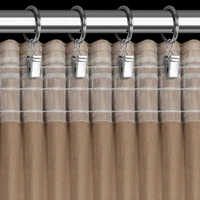 Kép 5/11 - Raja bársony sötétítő függöny Barna 140x270 cm 8