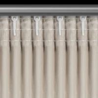 Kép 7/11 - Raja bársony sötétítő függöny Bézs 140x270 cm 7