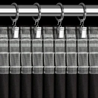 Kép 7/11 - Raja bársony sötétítő függöny Fekete 140x270 cm 8