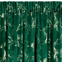 Kép 9/11 - Raja bársony sötétítő függöny Sötétzöld 140x270 cm 3