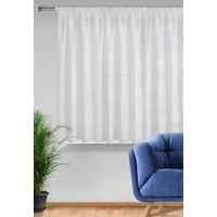 Kép 11/12 - Rebecca fényáteresztő függöny finom esőszerkezettel Fehér 400x150 cm