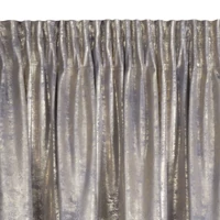 Kép 7/11 - Renia bársony sötétítő függöny Acélszürke 140x270 cm 3