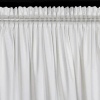 Kép 7/11 - Renia bársony sötétítő függöny Fehér 140x270 cm 9