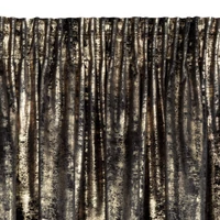 Kép 8/11 - Renia bársony sötétítő függöny Fekete 140x270 cm 3