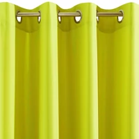 Kép 7/7 - Rita egyszínű dekor függöny Lime 140x250 cm