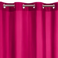 Kép 6/8 - Rita egyszínű dekor függöny Magenta 140x250 cm