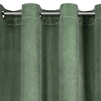 Kép 5/7 - Rosa bársony sötétítő függöny Sötét menta 140x250 cm 3