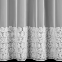 Kép 8/8 - Roses Eva Minge függöny Fehér 140x250 cm 5