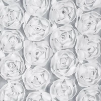 Kép 9/10 - Roses Eva Minge függöny Fehér 140x250 cm 4