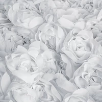 Kép 2/10 - Roses Eva Minge függöny Fehér 140x250 cm 6