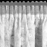 Kép 2/10 - Roses Eva Minge függöny Fehér 140x270 cm 6