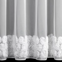 Kép 4/5 - Roses Eva Minge függöny Fehér 350x160 cm 3