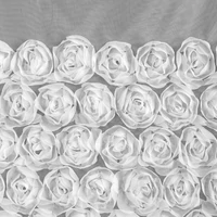 Kép 8/11 - Roses Eva Minge függöny Fehér 350x270 cm 4