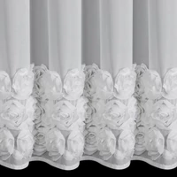 Kép 10/10 - Roses Eva Minge függöny Fehér 400x160 cm 5