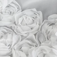 Kép 7/10 - Roses Eva Minge függöny Fehér 400x160 cm 6