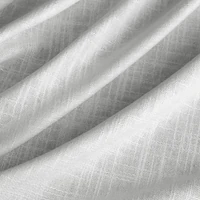 Kép 7/11 - Rosi vászon függöny Fehér 140x270 cm 6