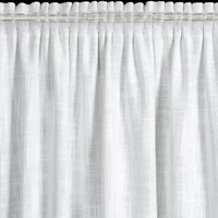 Kép 8/11 - Rosi vászon függöny Fehér 140x270 cm 7