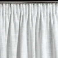 Kép 9/11 - Rosi vászon függöny Fehér 140x270 cm 8