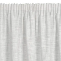 Kép 7/11 - Rosi vászon függöny Krémszín 140x270 cm 3