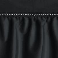 Kép 9/10 - Sami fodros dekor függöny Fekete 140x250 cm 4