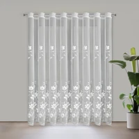 Kép 1/8 - Sandi fényáteresztő függöny Fehér 350x250 cm