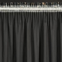 Kép 3/11 - Selena bársony sötétítő függöny Fekete 140x270 cm 7