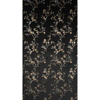 Kép 6/11 - Selena bársony sötétítő függöny Fekete 140x270 cm 9