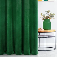 Kép 6/10 - Sibel Pierre Cardin bársony sötétítő függöny Sötétzöld 140x270 cm 5