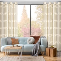 Kép 7/11 - Sotera Eva Minge függöny Világosbézs 140x250 cm 9