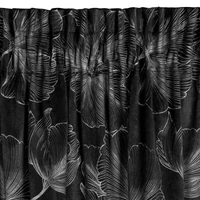 Kép 10/11 - Stella bársony sötétítő függöny Fekete 140x300 cm 4