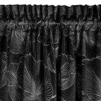 Kép 11/11 - Stella bársony sötétítő függöny Fekete 140x300 cm 5