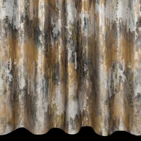 Kép 2/11 - Tina bársony sötétítő függöny Mustársárga 140x270 cm 6
