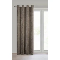 Kép 5/9 - Vani zsenília sötétítő függöny Világosbarna 140x250 cm 1