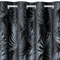 Kép 7/9 - Vera bársony sötétítő függöny Fekete 140x250 cm 3