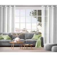 Kép 4/9 - Vesta fényes cérnával átszőtt dekor függöny Fehér 140x250 cm 7