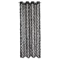 Kép 8/10 - Victoria Eva Minge függöny Fekete 140x250 cm 3