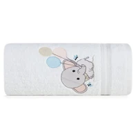 Kép 4/5 - baby50-elefantos-gyerek-torolkozo-feher-50-x-90-cm-osszehajtva