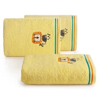 Kép 1/4 - Baby69 oroszlános gyerek törölköző Sárga 50x90 cm 6db