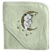 Kép 4/8 - Baby74 macis gyerek törölköző Menta 100x100 cm 3