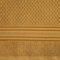 Kép 3/4 - Davos csíkos törölköző Mézsárga 50x90 cm 2