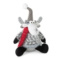 Kép 1/2 - Karácsonyi figura 118c Fekete 25x14x35 cm