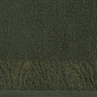 Kép 3/4 - Margo lurex törölköző Olívazöld 50x90 cm 2