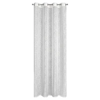 Kép 4/9 - Mera jacquard dekor függöny Fehér 140x250 cm 2